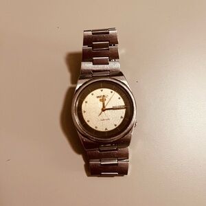 Seiko Silver and White Men's Watch Automatic Movement